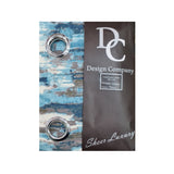 MODERN RUSTIC LINED EYELET - TEAL
