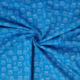 100% COTTON PRINTED KIDZ DELIGHT PARTY-OWLS 03