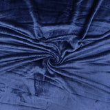 150CM PLAIN MONGOLIAN FLEECE-NAVY