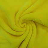 150CM PLAIN MONGOLIAN FLEECE-YELLOW