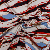 DULL SATIN 50D PRINT (150CM)(155 RED BLUE)