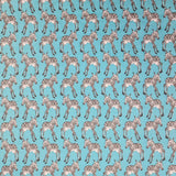 100% COTTON PRINTED KIDZ DELIGHT PARTY-TURQ