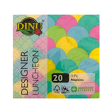 PRINTED SERVIETTES CIRCLES &amp; DOTS