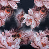150CM DIGITAL FOIL DUTCHESS SATIN