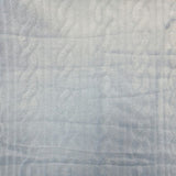 150CM PLAIN JACQUARD FLEECE - POWDER BLUE