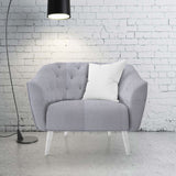 140CM GLITTERATI UPHOLSTERY-OYSTER