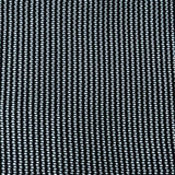 CROCHET LINEAR BLACK