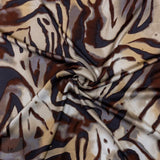 DULL SATIN 50D PRINT (150CM) 165 TAUPE