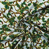115CM PRINTED POLY COTTON XMAS PRINT