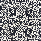 PRINTED CAPRI LINEN LOOK 25 BLACK&WHITE