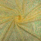 SEQUINS TULLE - YELLOW