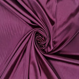 150CM STRETCH SATIN - MAROON