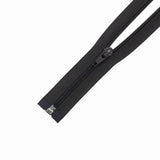 45CM OPEN END ZIP - DARK BROWN - (8)