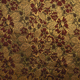 BRIDAL FABRICS BROCADE RED