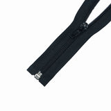 65CM OPEN END ZIP - BLACK - (2)