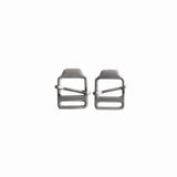 20MM W/C BUCKLES - MATT SILVER