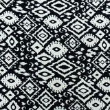 PRINTED COTTON VOILE-BLACK-WHITE