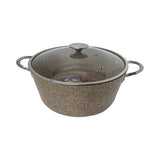 DEEP CASSOROLE INDUCTION 30CM -BROWN