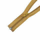 40CM OPEN END ZIP - MUSTARD - (25)