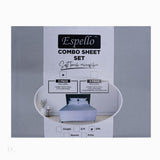 MICROFIBRE 90GSM COMBO DBL 3PC -GREY