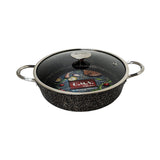 LOW CASSOROLE INDUCTION 28CM -BLACK