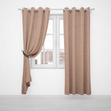 LISA EYELET CURTAIN 225X225 - RUST