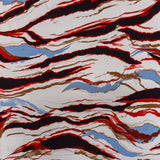 DULL SATIN 50D PRINT (150CM)(155 RED BLUE)