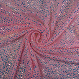 SEQUINS TULLE - PINK