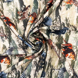 PRINTED COTTON CANVAS - BIG FIVE