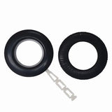 44MM EYELET RINGS DUO 10ps - BLACK