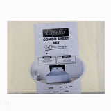MICROFIBRE 90GSM COMBO KNG 3PC -CREAM