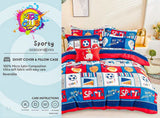 KIDS DUVET COVER SINGLE - SPORTY