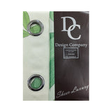 AMAZON LINED VOILE EYELET - EMERALD