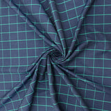 150CM PRINTED DENIM - TURQ STRIPE