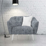 140CM PRINTED VINYL-GREY