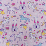 CRAFT FLANNEL UNICORN CASTLE PINK