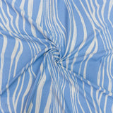 PRINTED CAPRI LINEN LOOK 18 BLUE