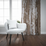 TEXTURE LINED CURTAIN-MOCCA