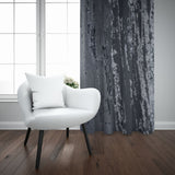 TEXTURE LINED CURTAIN-BLACK