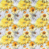 DIGITAL SLUB CLOTH (150CM) DAISY