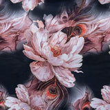 150CM DIGITAL FOIL DUTCHESS SATIN