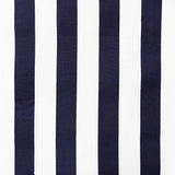 115CM PRINTED POLY COTTON NAVY/WHITE BIG STRIPE