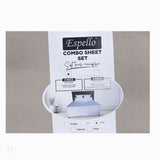 MICROFIBRE 90GSM COMBO KNG 3PC -NATURAL