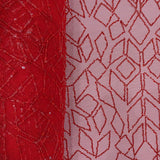BRIDAL FABRICS RED