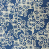 150CM PRINTED DENIM - FLOWER