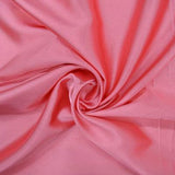 150CM STRETCH SATIN - CORAL