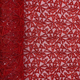 BRIDAL FABRICS RED