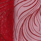 BRIDAL FABRICS RED