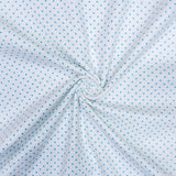CRAFT FLANNEL WHITE BLUE DOTS