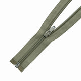 60CM OPEN END ZIP - KHAKI - (4)